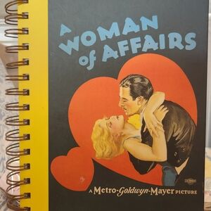 Vintage Romance Movie Poster- A Woman of Affairs Journal